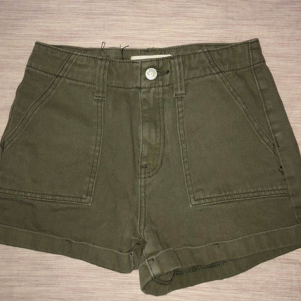Pacsun Green Cargo Shorts